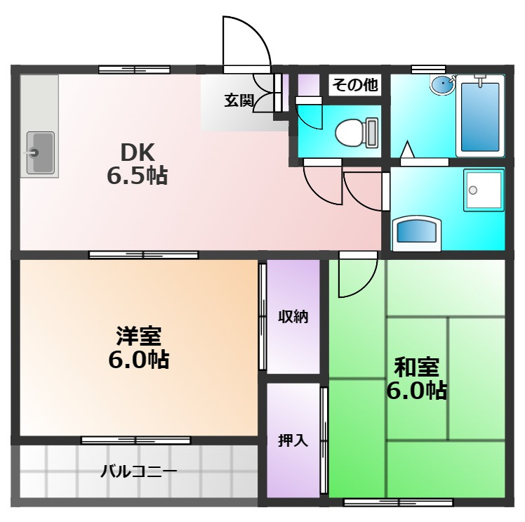 モンシャトー小金井成和の間取り