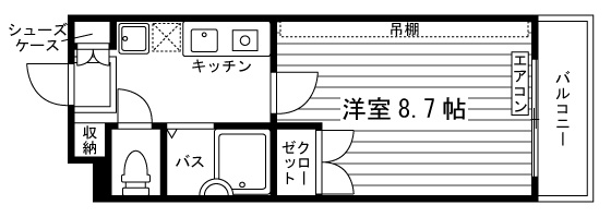 コンフォートヒルNOVAの間取り|※部屋タイプ：A