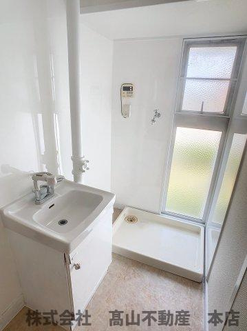 日の里東住宅1棟の洗面所