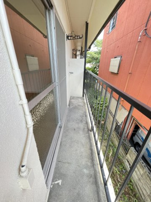 【バルコニー】 | 水前寺アパート | ※別部屋の写真にの為現況優先とさせて頂きます。