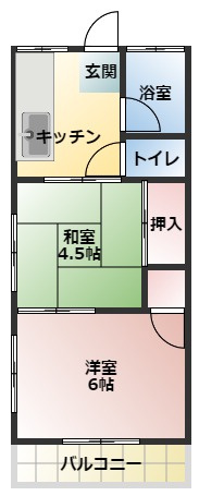 【間取り】 | 水前寺アパート