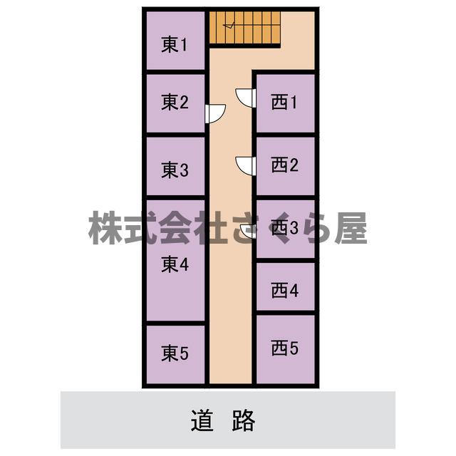 南銀座名店街の区画図