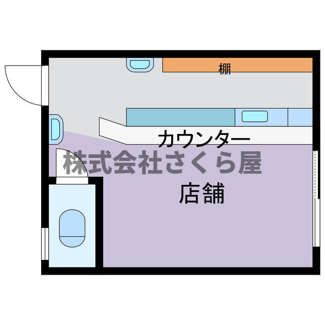 南銀座名店街の間取り