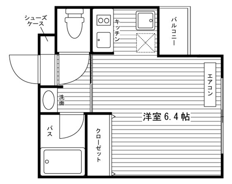 シャトレカルム烏丸鞍馬口の間取り|代表的な間取です