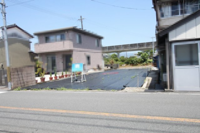 南国市立田　建築条件付き　売土地の外観