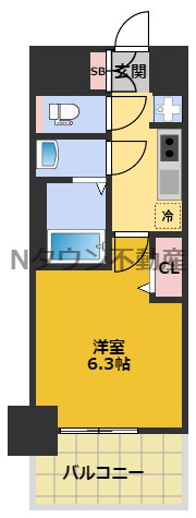【間取り】 | プレサンス太閤通ファシール | 間取りです。