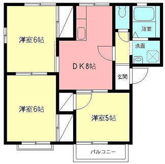 【間取り】 | ブルーハイムＡ