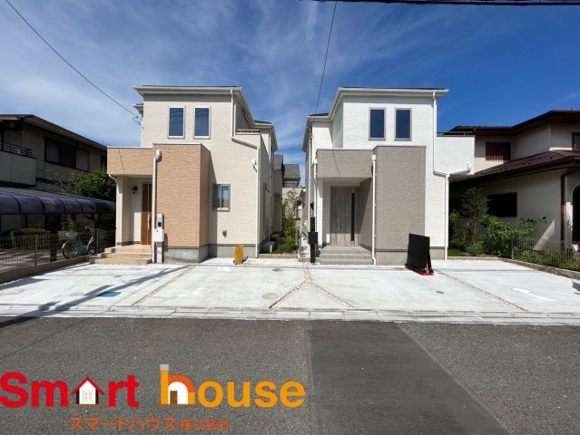 座間市相模が丘６丁目　新築２棟　相模野小学校・相模中学校の外観|流行に左右されず、将来にわたって価値が継続する「上質」な佇まい。おしゃれな雰囲気や自然の潤い、親しみやすさといった暮らしを豊かにしてくれる住空間です。