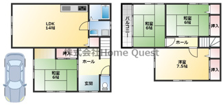 【間取り】 | 国分本町7丁目戸建て