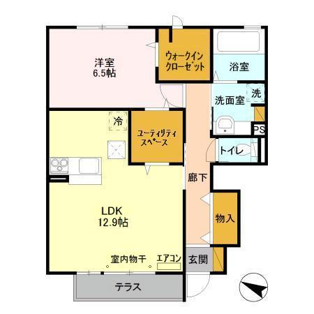 フェリエの間取り