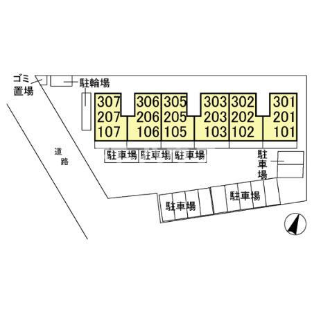 サンルミエールの区画図