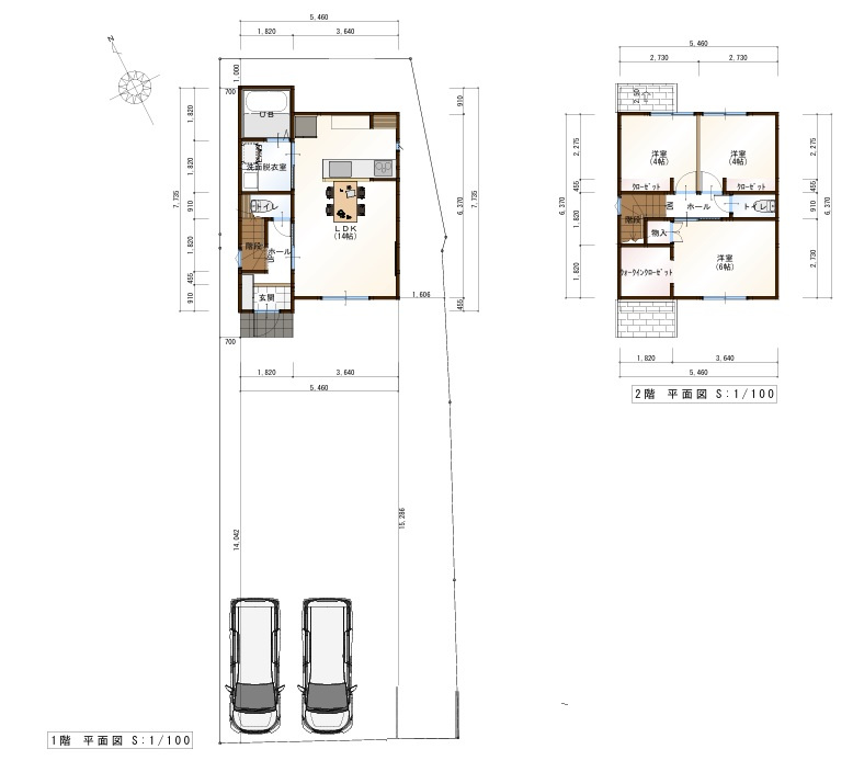 南国市立田-建築条件付き-売土地の参考プラン|イメージです。