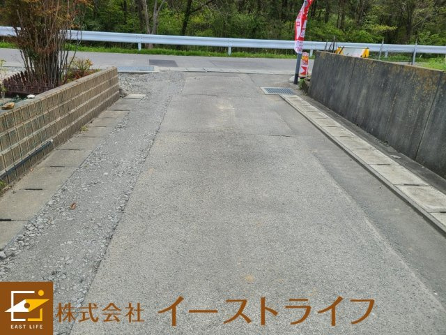 【子育て支援対象】四倉町上仁井田1期の前面道路含む現地写真|北側4.0位置指定道路