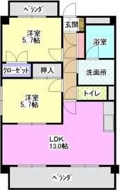 レージュ東栄　　刈谷市近郊の賃貸ならクラスホーム刈谷店の間取り