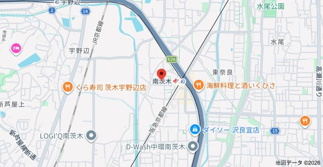 天王タウンハイツの地図