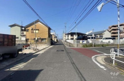 【前面道路含む現地写真】 | Heartful-Town天白区土原7期全2棟＜新築一戸建て仲介手数料無料＞ | 前面道路含む現地写真です