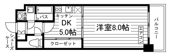 メゾン京田辺の間取り