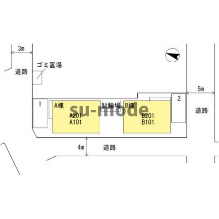 スタティオⅡ Bの地図