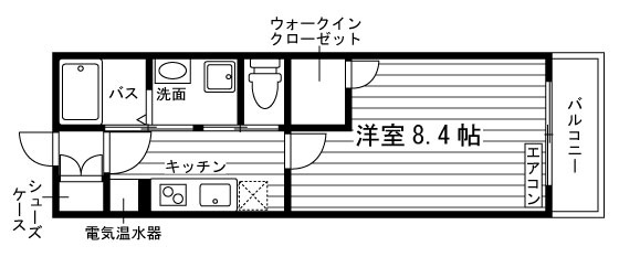 女子学生会館LaLa Gardenの間取り