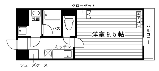 ブラッサム京田辺の間取り|※部屋タイプ：A