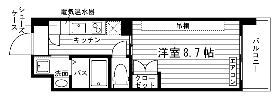 フレッセ新田辺の間取り|※代表間取り