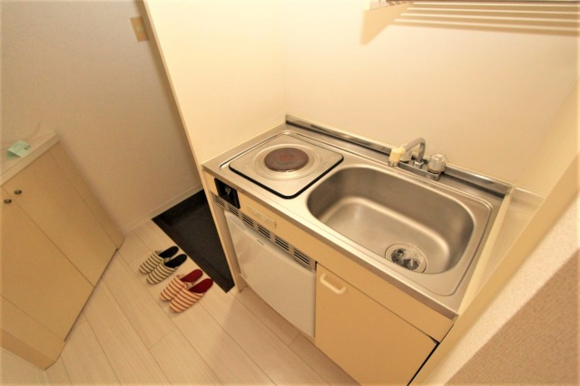 GRADO宇品unoのキッチン|きれいなキッチンです