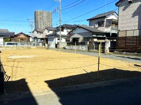 【前面道路含む現地写真】 | 売地　埼玉県上尾市井戸木２丁目