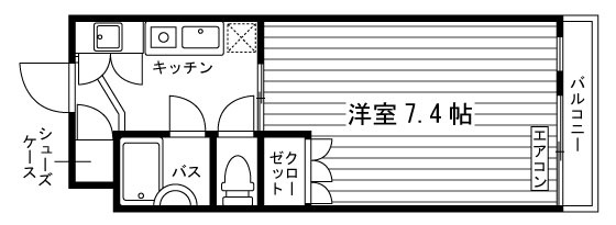 タリアセンの間取り|Aタイプ