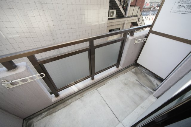 グランディール京田辺のバルコニー