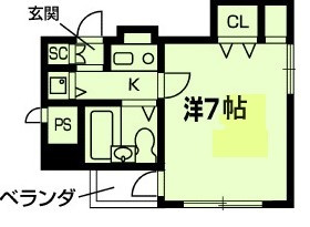 DETOM-1二條城東の間取り|代表的な間取りです