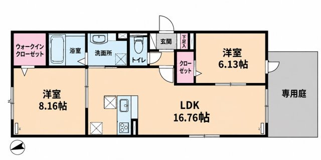 【間取り】 | パークフロント　蘭