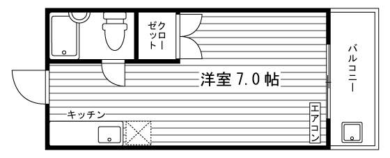 マイスポット下鴨の間取り|代表的な間取りです