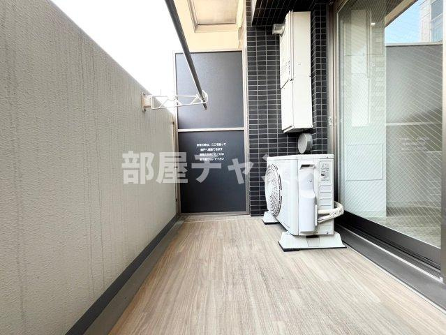 プレサンス金山デュアルのバルコニー