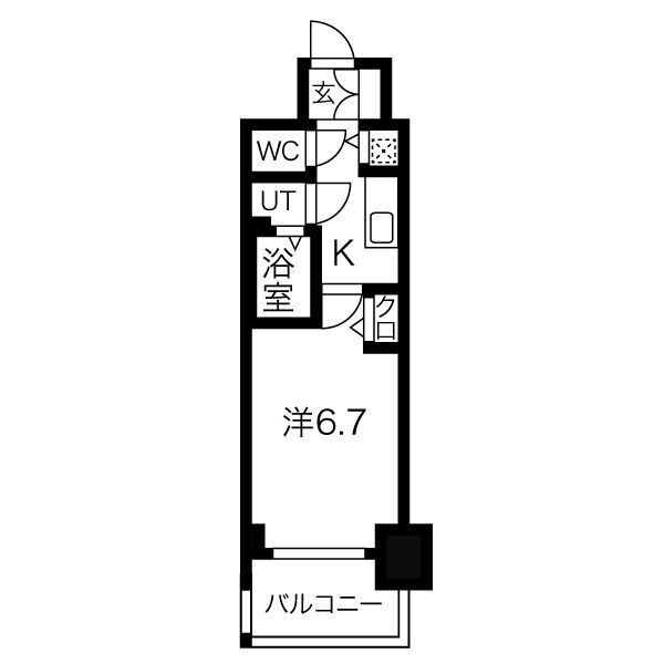 プレサンス金山デュアルの間取り