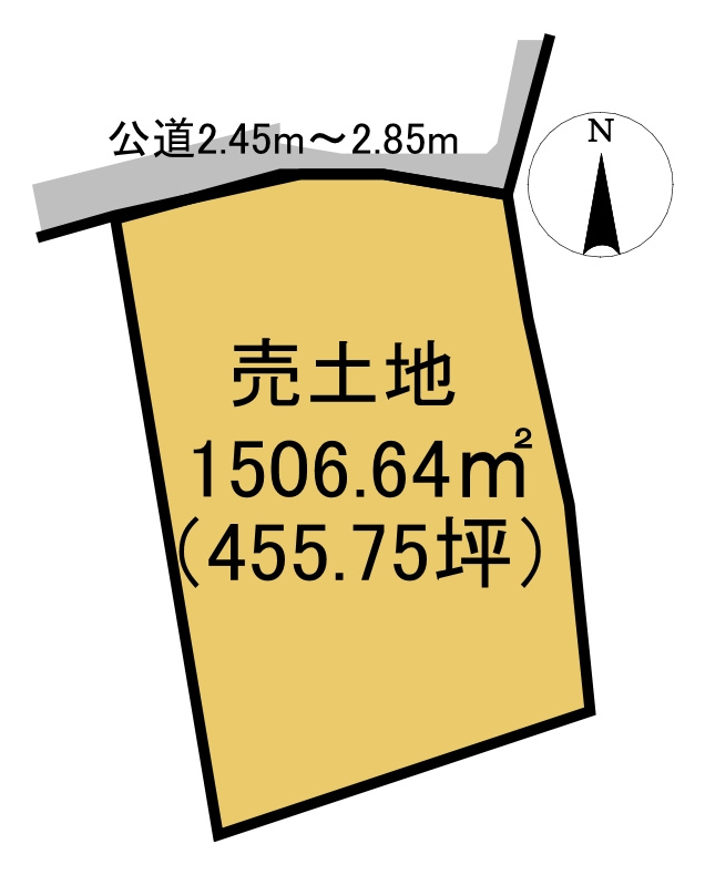 売土地　岐阜市柳津町高桑1丁目　455.75坪