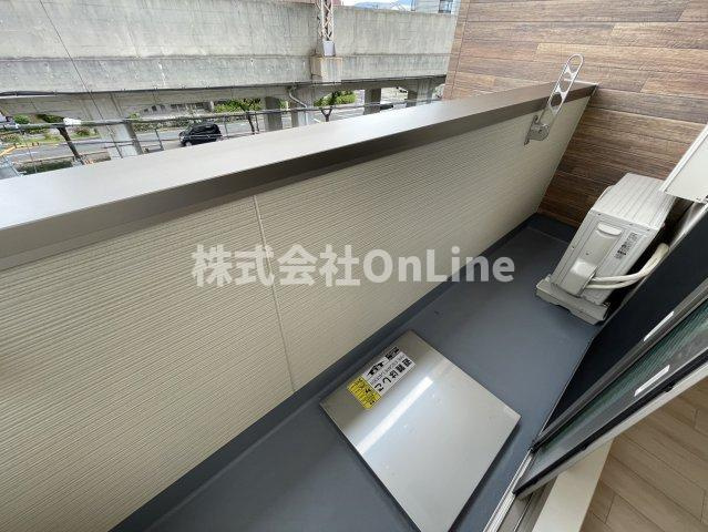 フジパレス近鉄八尾Ⅰ番館のバルコニー