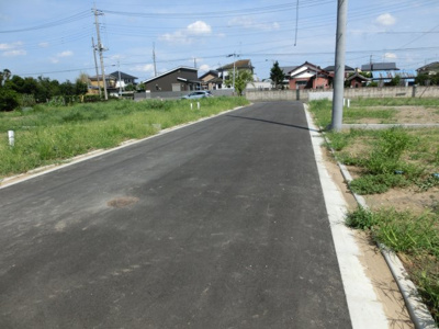 【前面道路含む現地写真】 | 川越市菅間　売地　全7区画
