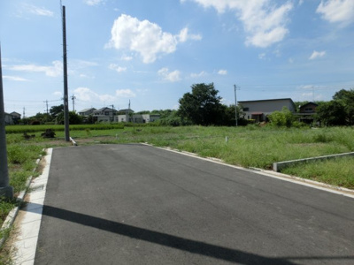 【前面道路含む現地写真】 | 川越市菅間　売地　全7区画