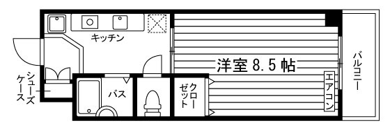 デュアルコート八条口の間取り