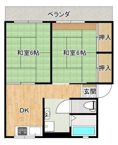 ソファレハイツⅡの間取り