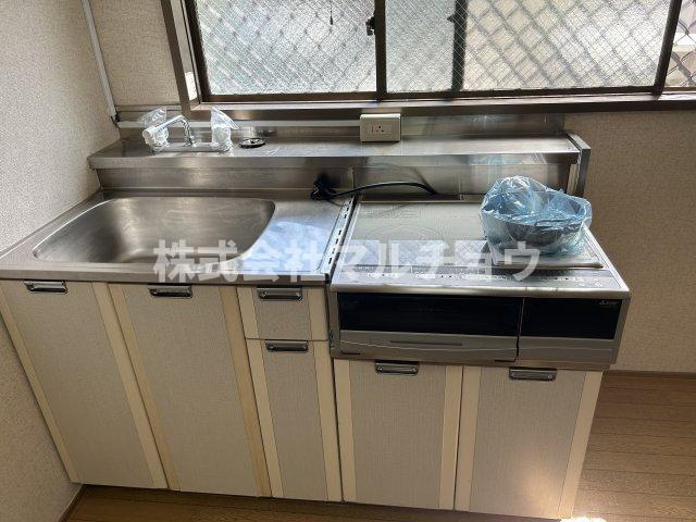 ソファレハイツⅡのキッチン|お料理しやすいキッチンです