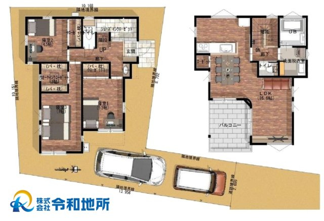 未入居戸建　茅ヶ崎市今宿の間取り