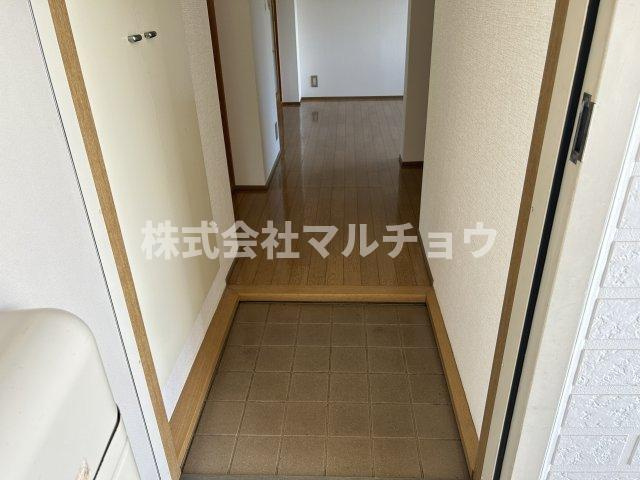 ソファレハイツⅡの玄関|ゆったりとした玄関です