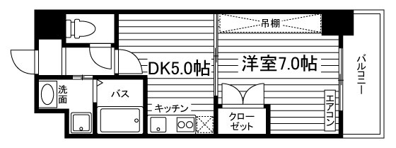 クラージュ京都南の間取り|代表的な間取です
