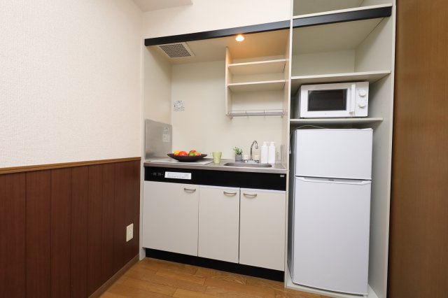 クラージュ京都南のキッチン|家具家電付デザインルーム