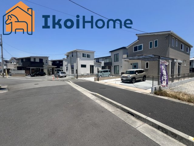 明石市大久保町茜２丁目　土地の前面道路含む現地写真|物件・当店の最寄駅まで無料送迎！最短10分で指定場所へお迎えに向かいます！まずはお問い合わせください！