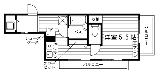 パル大久保の間取り