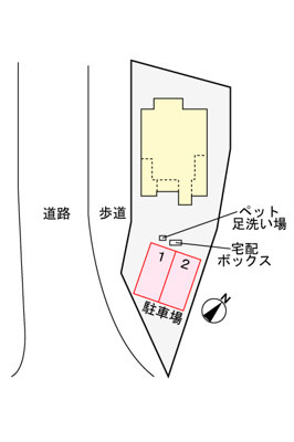 【駐車場】 | カルフール椿 | 駐車場
