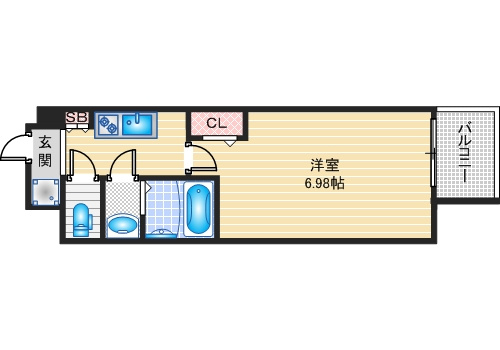 ロイス茨木奈良町の間取り