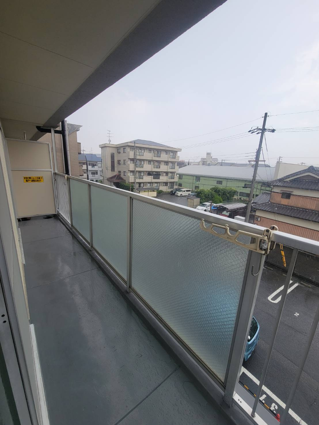 エクセル池田のバルコニー
